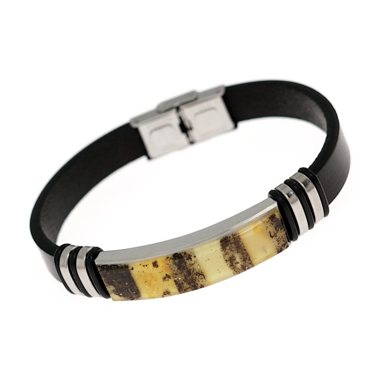 Męska bransoletka z rzemieniem