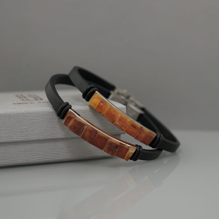 Męska bransoletka z rzemieniem