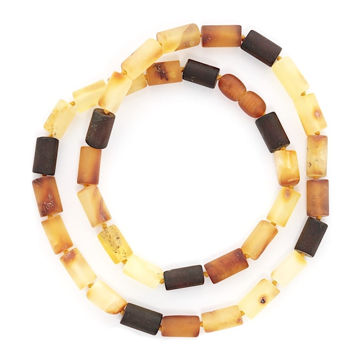 Męski naszyjnik z bursztynu 47 cm