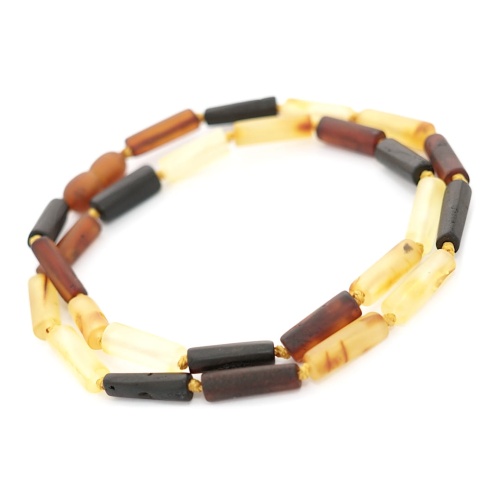 Męski naszyjnik z bursztynu 48 cm