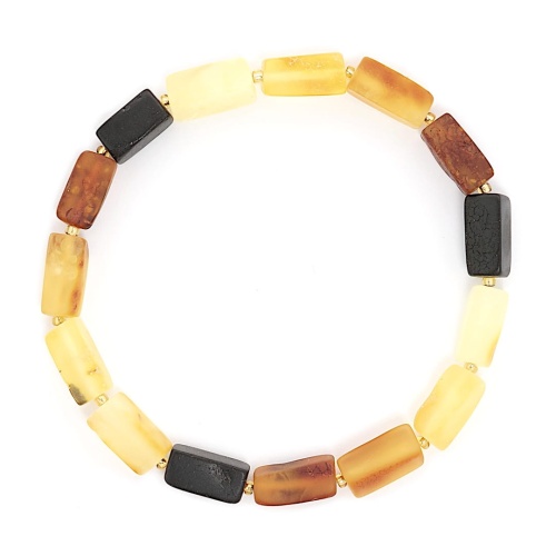 Bransoletka unisex z bursztynu 20 cm