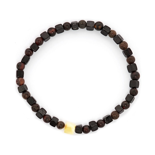 Bransoletka z bursztynu 18 cm