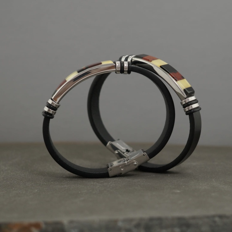 Męska bransoletka z rzemieniem