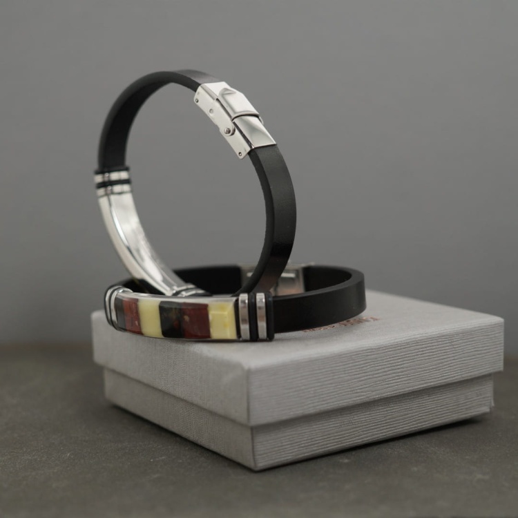 Męska bransoletka z rzemieniem