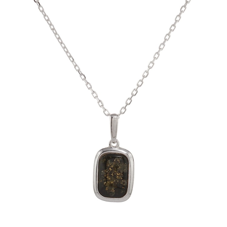 Wisiorek unisex z bursztynem