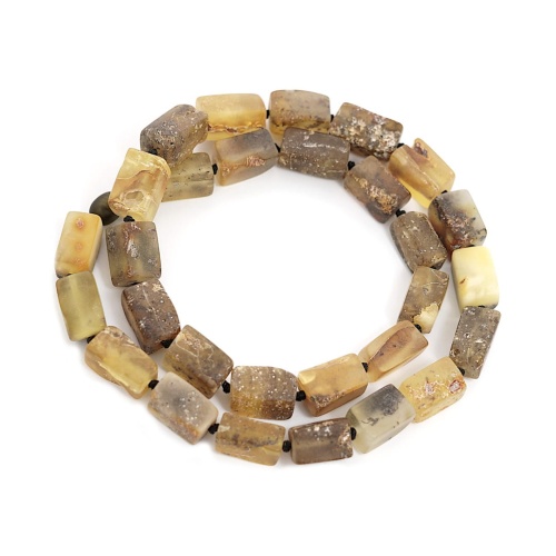 Naszyjnik z surowego bursztynu 52 cm