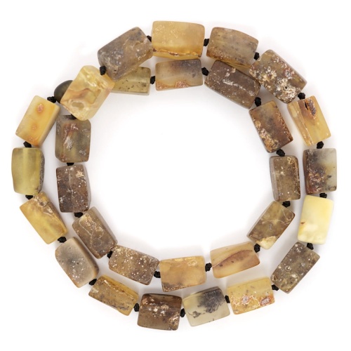 Naszyjnik z surowego bursztynu 52 cm