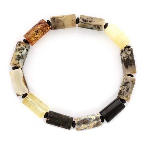 Bransoletka z naturalnego bursztynu