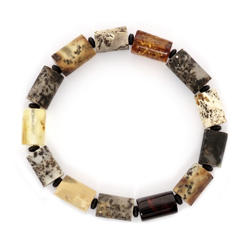 Bransoletka z naturalnego bursztynu