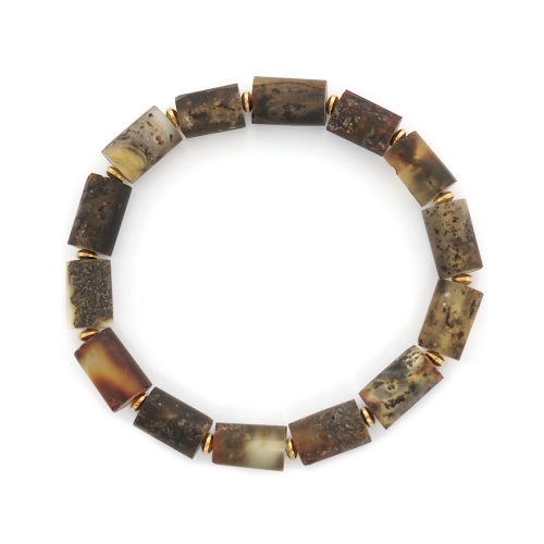 Bransoletka z naturalnego bursztynu 19 cm