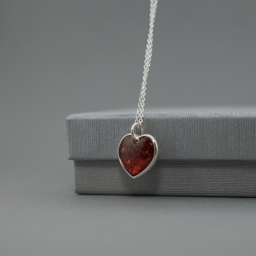 Serduszko z  bursztynu